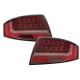 LAMPY TYLNE LITEC AUDI TT (8N3/8N9) 98-05 CZERWONE/PRZEŹROCZYSTE