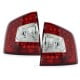 LAMPY TYLNE LITEC SKODA OCTAVIA 1Z 08+ CZERWONE/PRZEŹROCZYSTE