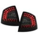 LAMPY TYLNE LITEC SKODA OCTAVIA SEDAN 1Z 08+ CZARNE/DYMIONE