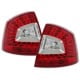 LAMPY TYLNE LITEC SKODA OCTAVIA SEDAN 1Z 08+ CZERWONE/PRZEŹROCZYSTE