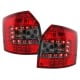 LAMPY TYLNE LED AUDI A4 8E AVANT 01-04 CZERWONE / DYMIONE