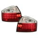 LAMPY TYLNE LED AUDI A4 8E SEDAN 01-04 CZERWONE / PRZEŹROCZYSTE