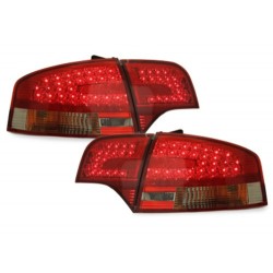 LAMPY TYLNE LED AUDI A4 SEDAN B7 04-08 CZERWONE / DYMIONE