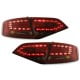 LAMPY TYLNE LED AUDI A4 B8 8K SEDAN 07+ CZERWONE / DYMIONE