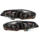LAMPY TYLNE LED AUDI A4 B8 8K SEDAN 07+ CZARNE / DYMIONE