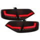 LAMPY TYLNE LED AUDI A4 B8 8K SEDAN 07+ CZERWONE / DYMIONE