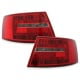 LAMPY TYLNE LED AUDI A6 4F SEDAN 04-08 CZERWONE / PRZEŹROCZYSTE