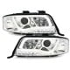 DRL EVO REFLEKTORY AUDI A6 4B 97-01 CHROM