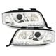 DRL EVO REFLEKTORY AUDI A6 4B 97-01 CHROM