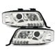 DRL EVO REFLEKTORY AUDI A6 4B 97-01 CHROM