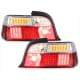 LAMPY TYLNE LED BMW E36 COUPE 92-98 CZERWONE / PRZEŹROCZYSTE