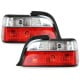 LAMPY TYLNE BMW E36 COUPE 92-98 CZERWONE / PRZEŹROCZYSTE