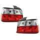 LAMPY TYLNE BMW 3 E36 SEDAN 92-98 CZERWONE / PRZEŹROCZYSTE