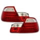 LAMPY TYLNE LED BMW E46 COUPE 98-03 CZERWONE / PRZEŹROCZYSTE