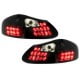 LAMPY TYLNE LED PORSCHE BOXSTER 986 96-04 CZARNE / DYMIONE