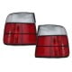 LAMPY TYLNE BMW 5 E34 SEDAN 85-95 CZERWONE / PRZEŹROCZYSTE