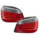 LAMPY TYLNE LED BMW 5 E60 04.03-03.07 CZERWONE / PRZEŹROCZYSTE