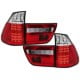 LAMPY TYLNE LED BMW X5 00-02 CZERWONE / PRZEŹROCZYSTE