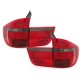 LAMPY TYLNE LED BMW X5 06-10 CZERWONE / DYMIONE