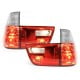 LAMPY TYLNE BMW X5 00-02 CZERWONE / PRZEŹROCZYSTE
