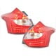 LAMPY TYLNE LED FORD FOCUS 2011+ CZERWONE / PRZEŹROCZYSTE