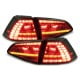 LAMPY TYLNE LED VW GOLF VII +13 GTI LOOK CZARNE / DYMIONE