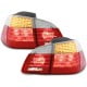 LAMPY TYLNE LED BMW 5 E61 TOURING 04-07 CZERWONE / PRZEŹROCZYSTE