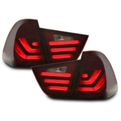 LAMPY TYLNE LED CARDNA BMW E91 LCI 3 TOURING 08-11 CZERWONE / DYMIONE