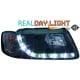 DRL REFLEKTORY TUNINGOWE ZESTAW AUDI A3 8L CZARNE