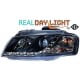 DRL REFLEKTORY TUNINGOWE ZESTAW AUDI A3 8P CZARNE