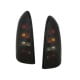 LAMPY TYLNE OPEL ASTRA G CARAVAN 98-04 CZARNE