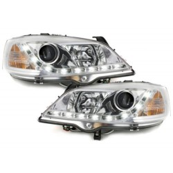 DRL REFLEKTORY OPEL ASTRA G CHROM