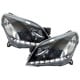 DRL REFLEKTORY OPEL ASTRA H 04-09 CZARNE 