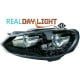 REFLEKTORY TUNINGOWE DRL ZESTAW VW GOLF 6 CZARNE
