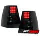 LAMPY TYLNE LED VW BORA VARIANT+GOLF IV VARIANT CZARNE / DYMIONE