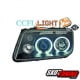 REFLEKTORY ANGEL EYES CCFL VW BORA 98-05 CZARNE