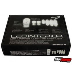 ZESTAW OŚWIETLENIA WNĘTRZA LED AUDI A3 8L 97-00