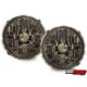 REFLEKTORY VW GOLF I 74-83 + CABRIO CHROM CZARNE