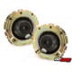 REFLEKTORY VW GOLF I 74-83 + CABRIO CHROM CZARNE
