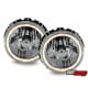 REFLEKTORY VW GOLF I 74-83 + CABRIO CHROM CZARNE Z RINGIEM