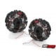REFLEKTORY VW GOLF I 74-83 + CABRIO CHROM CZARNE Z RINGIEM