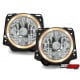 REFLEKTORY VW GOLF II 83-93 CHROM Z RINGIEM