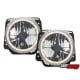 REFLEKTORY VW GOLF II 83-93 CHROM / CZARNE Z RINGIEM