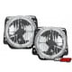 REFLEKTORY VW GOLF II 83-93 CHROM / CZARNE Z RINGIEM