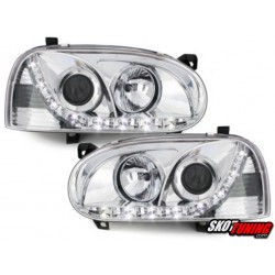 DRL REFLEKTORY VW GOLF III 92-97 CHROM