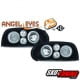 REFLEKTORY VW GOLF III 92-98 CZARNE Z RINGAMI G4 LOOK