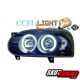 REFLEKTORY CCFL VW GOLF III 92-98 CZARNE Z RINGAMI
