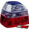 LAMPY TYLNE VW GOLF III 91-98 CZERWONE / PRZEŹROCZYSTE