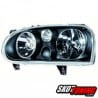 REFLEKTORY VW GOLF III 92-98 CZARNE G4 LOOK 