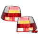 LAMPY TYLNE LED VW GOLF IV 97-04 CZERWONE / PRZEŹROCZYSTE